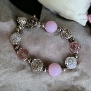 Pink ice bracelet